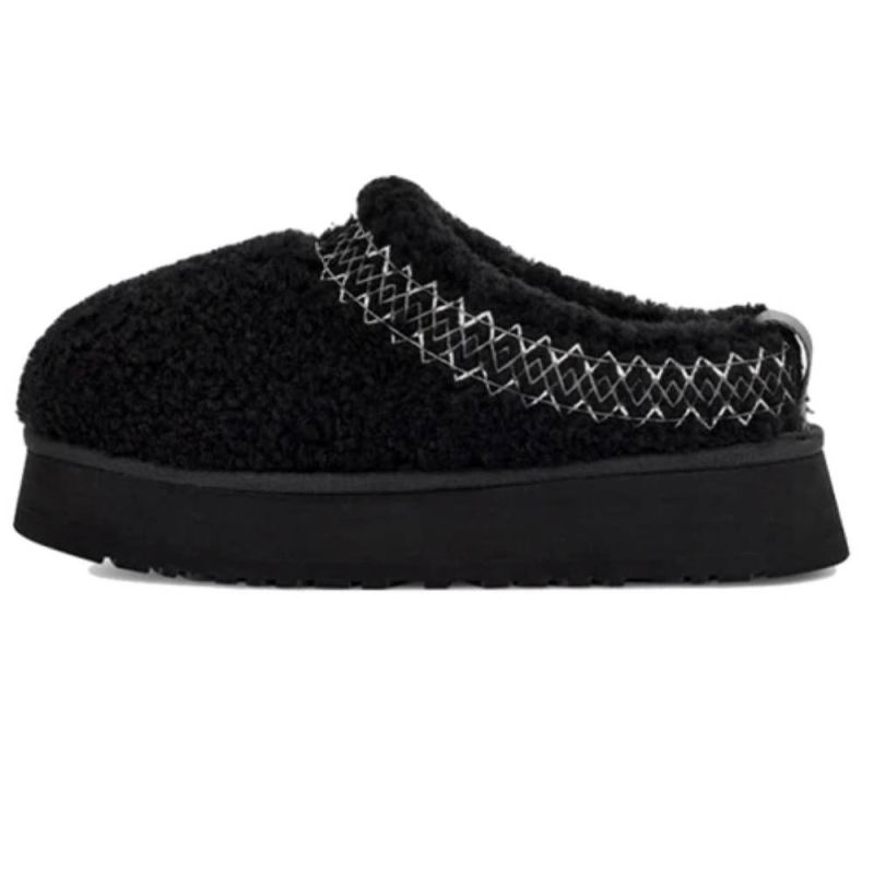 UGG Tasman Tazz Slipper Heritage Braid Black 1143976-Blk