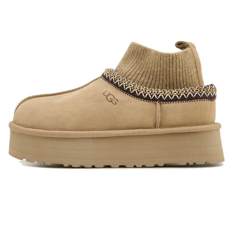 UGG Tasman Platform Sock Beige Brown