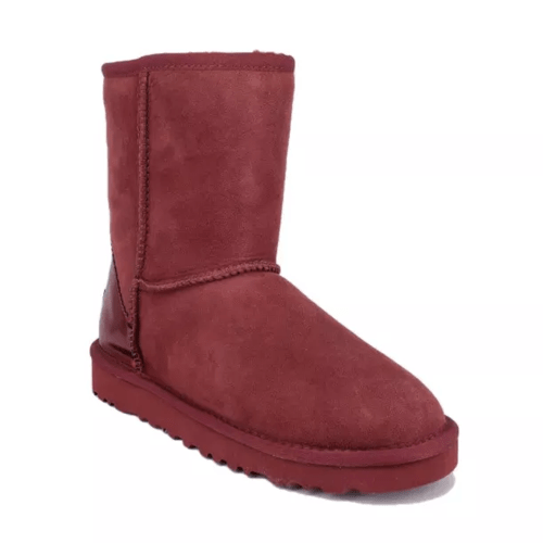 UGG Classic Short II Metallic Wine