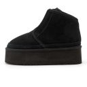 UGG Neumel Platform Zip Slipper Black