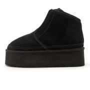 UGG Neumel Platform Zip Slipper Black