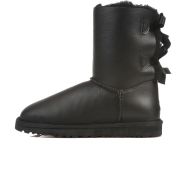UGG Bailey Bow II Boot Black Leather