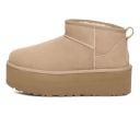 UGG Ultra Mini Premium Classic Platform Beige