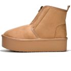 UGG Neumel Platform Zip Slipper Chestnut