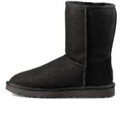 UGG Short II Black Suede