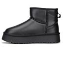 UGG Mini Platform Black Leather