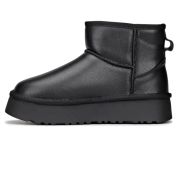 UGG Mini Platform Black Leather