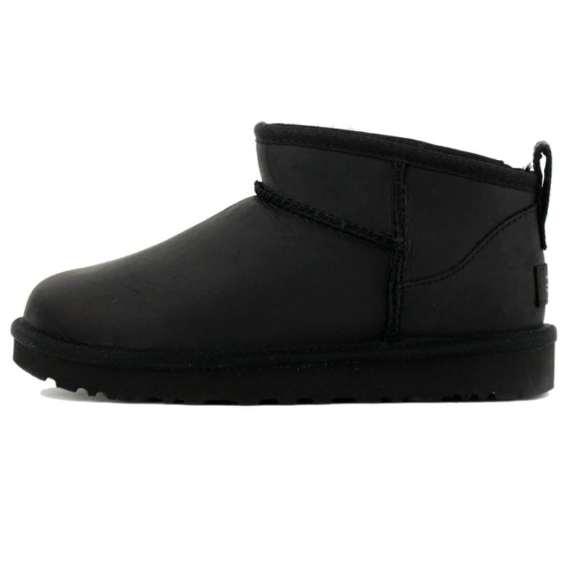 UGG Ultra Mini Black Leather
