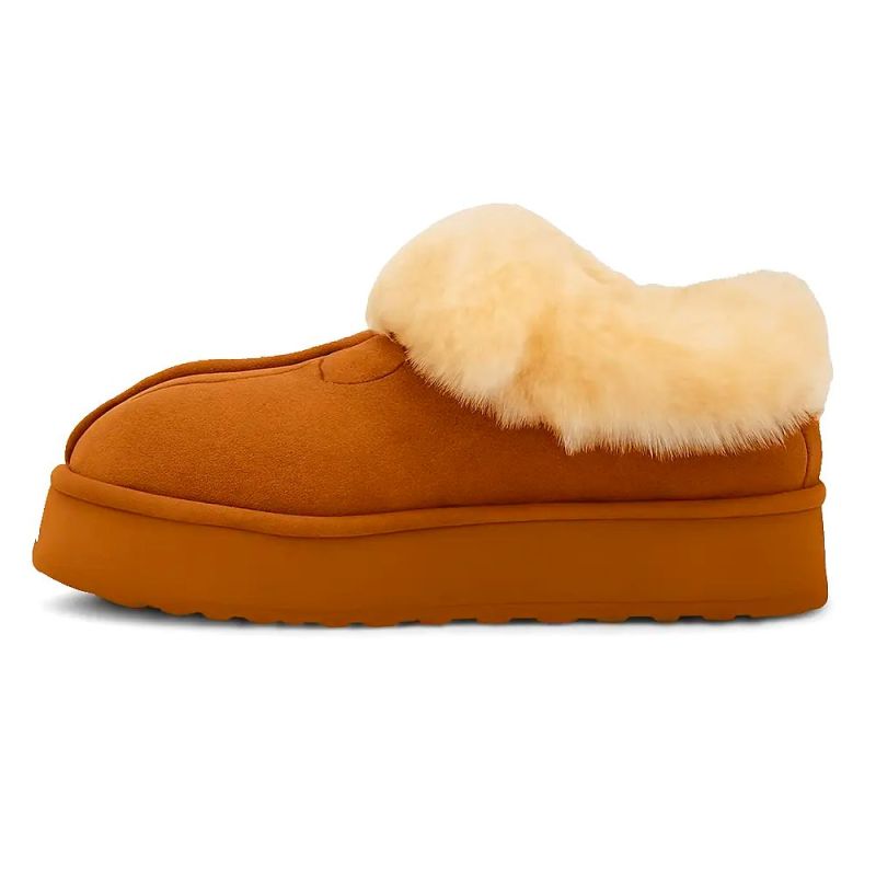 UGG Ultra Mini Platform Coquette Chestnut Fur