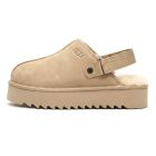 UGG Lanah Clog Black Platform Brown Beige