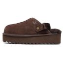 UGG Lanah Clog Black Platform Brown