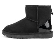 UGG Mini Black Metallic Suede
