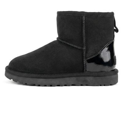 UGG Mini Black Metallic Suede