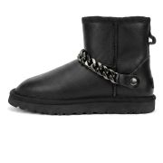UGG Mini Chain Black Leather