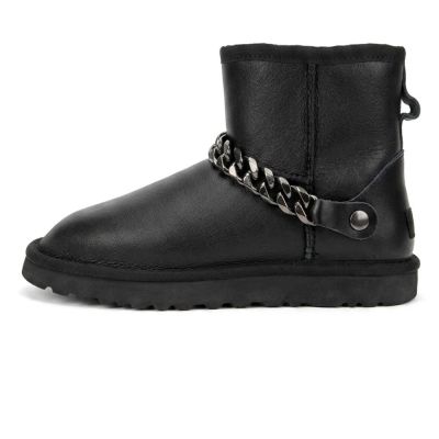 UGG Mini Chain Black Leather