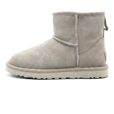 UGG Mini Classic Light Grey Suede