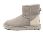 UGG Mini Light Grey Metallic Suede