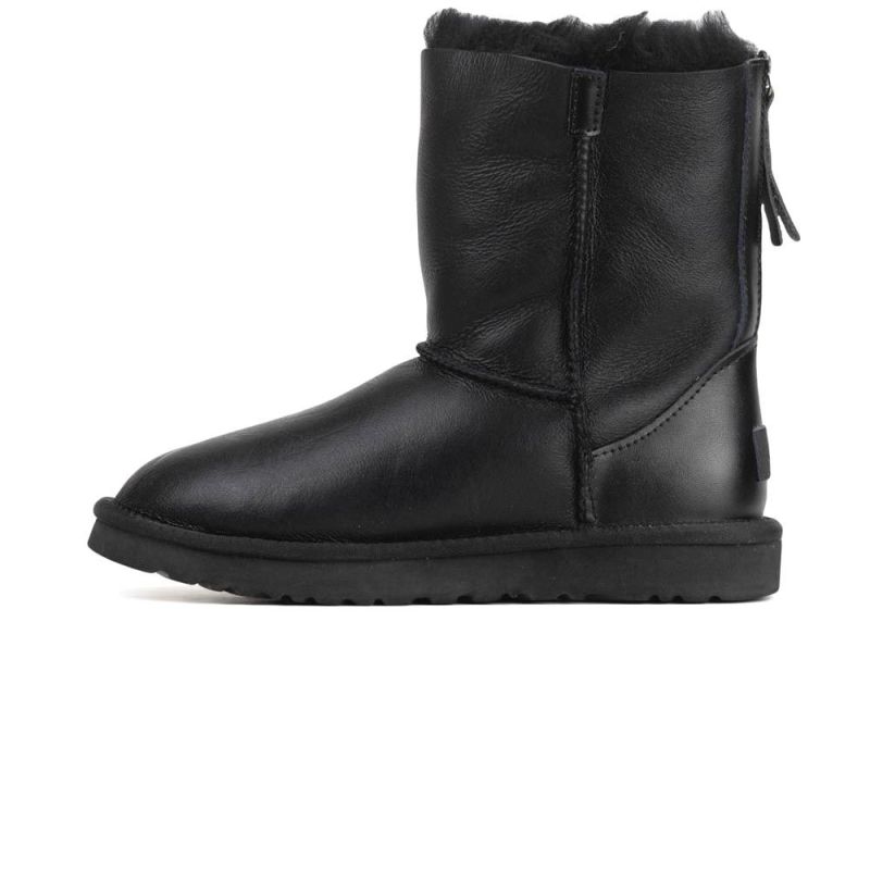 UGG Zip Black Leather
