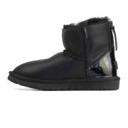UGG Zip Mini Black Lacquer Leather
