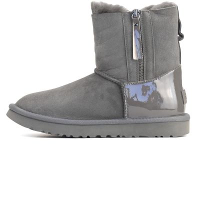 UGG Zip Short Grey 2 Lacquer